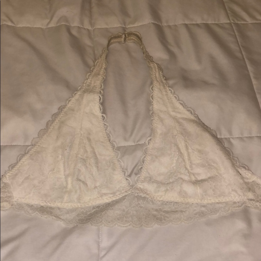 White bralette from Hollister
